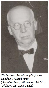 Christiaan Jacobus (Co) van Ledden Hulsebosch (Amsterdam, 20 maart 1877 - aldaar, 18 april 1952)