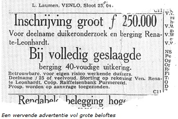 Een wervende advertentie vol beloftes.